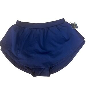 GK Elite Sportswear Navy Blue Gymnastics Dance Skort Chlid‎ Large NWT